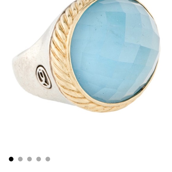 Authentic David Yurman cocktail / right hand ring - Picture 7 of 11